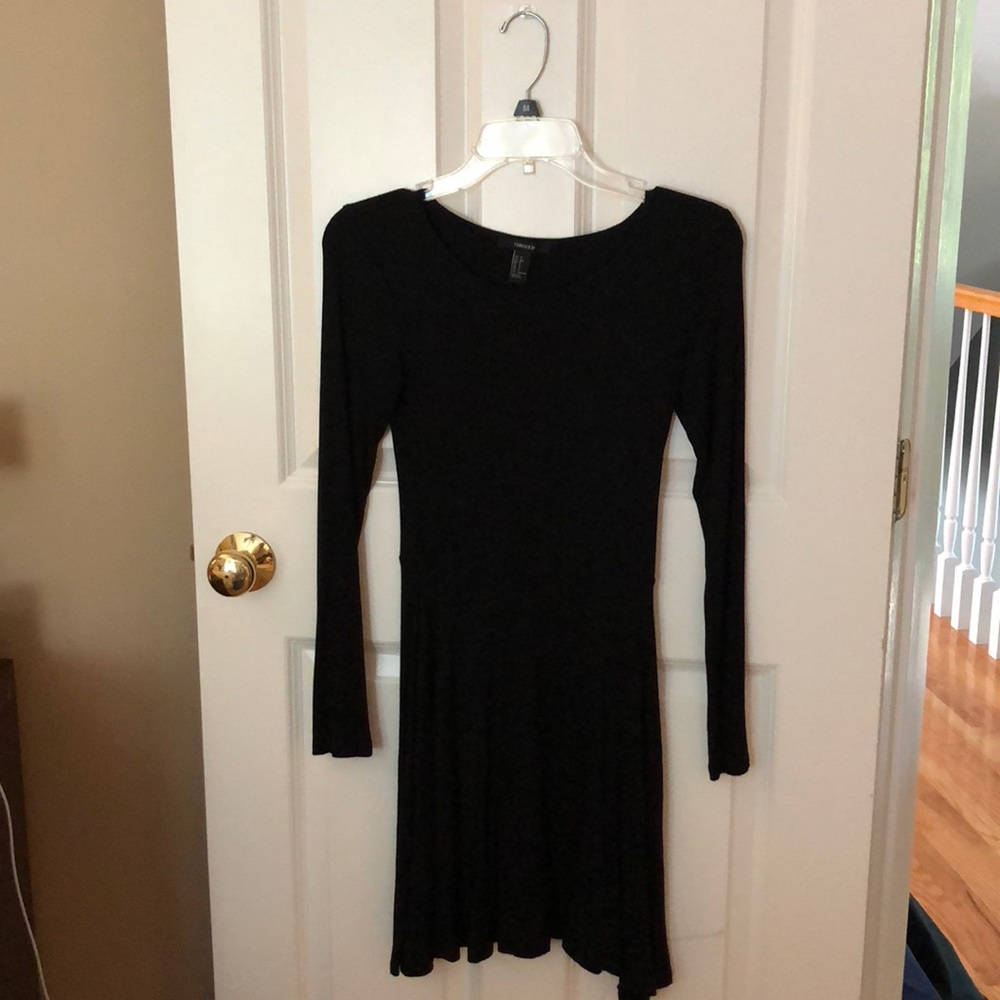 Black skater dress from Forever21